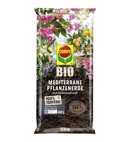 Compo BIO Mediterrane Erde torffrei 