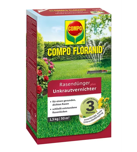 Compo FLORANID Rasendünger plus Unkrautvernichter  Compo FLORANID Rasendünger plus Unkrautvernichter